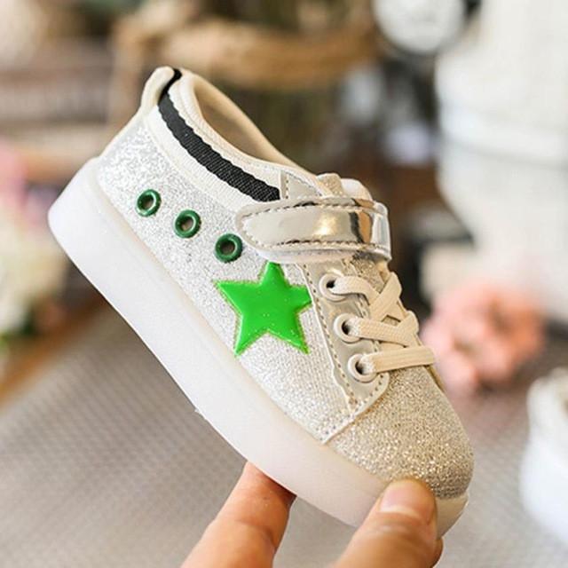 Baby Kids Sneakers LED Luminous Star Child Toddler Casual Colorful Light Shoes-Live Ur Life Perfumes