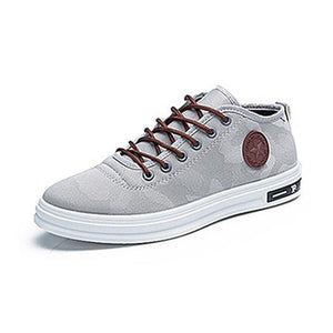 Fashion Camouflage Canvas Shoes Men Spring Lace-Up Light Breathable Flats Sneakers-Live Ur Life Perfumes
