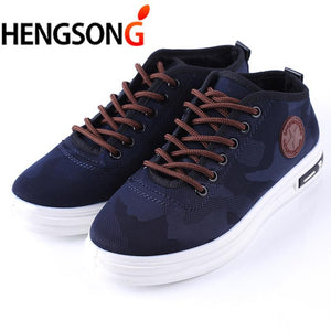 Fashion Camouflage Canvas Shoes Men Spring Lace-Up Light Breathable Flats Sneakers-Live Ur Life Perfumes