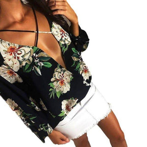 Floral Printing Blouse-Live Ur Life Perfumes