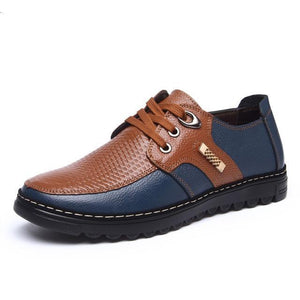 Genuine Leather Men Moccasins Shoes Soft Bottom Flats-Live Ur Life Perfumes