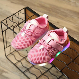 LED Baby Boys Girls Shoes kids Light Up Luminous Child Trainers Running Sneakers-Live Ur Life Perfumes