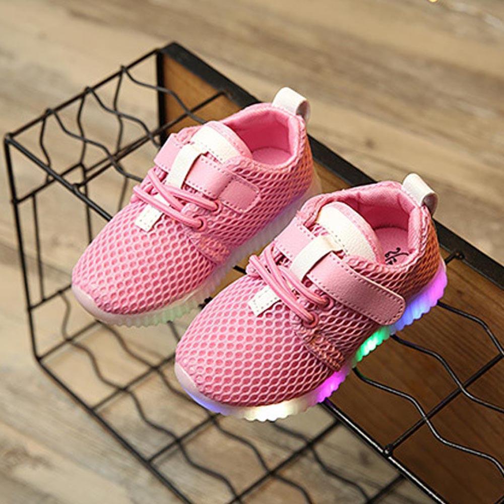 LED Baby Boys Girls Shoes kids Light Up Luminous Child Trainers Running Sneakers-Live Ur Life Perfumes