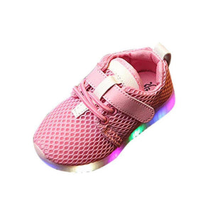 LED Baby Boys Girls Shoes kids Light Up Luminous Child Trainers Running Sneakers-Live Ur Life Perfumes