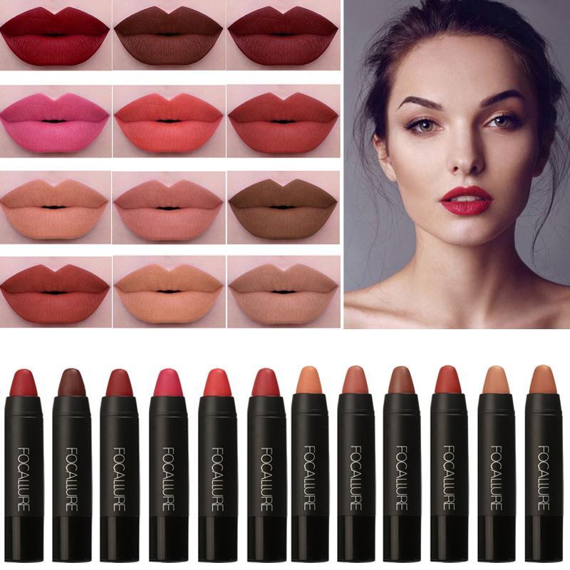 Lipstick Long Lasting Waterproof Pigment Matte Pencil-Live Ur Life Perfumes