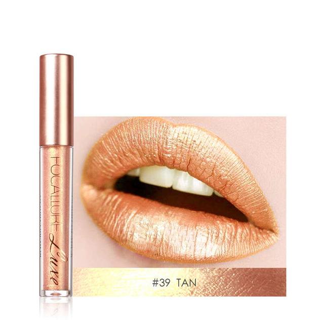 Makeup Waterproof Batom Matte Liquid Lipstick Long Lasting Lip Gloss Glitter-Live Ur Life Perfumes