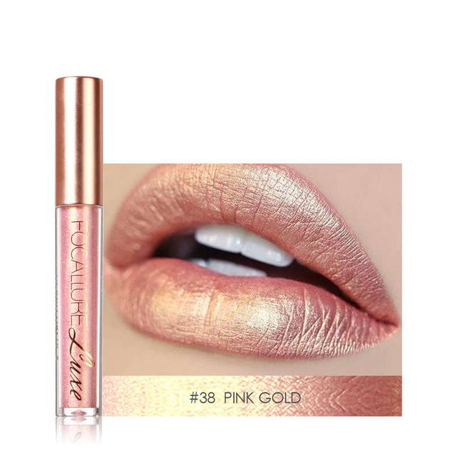 Makeup Waterproof Batom Matte Liquid Lipstick Long Lasting Lip Gloss Glitter-Live Ur Life Perfumes