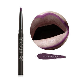 Matte Pencil Functional Eyebrow Waterproof Colorful Lipliner Pen-Live Ur Life Perfumes
