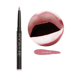 Matte Pencil Functional Eyebrow Waterproof Colorful Lipliner Pen-Live Ur Life Perfumes