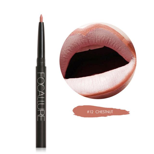 Matte Pencil Functional Eyebrow Waterproof Colorful Lipliner Pen-Live Ur Life Perfumes