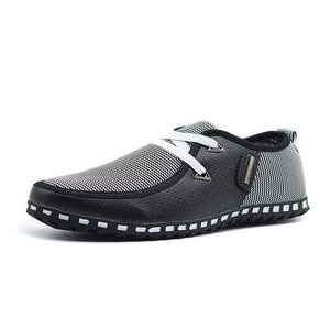 Men Leather Casual Shoes Flat Sizes 7 till 13-Live Ur Life Perfumes