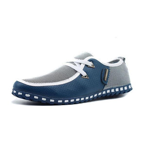 Men Leather Casual Shoes Flat Sizes 7 till 13-Live Ur Life Perfumes