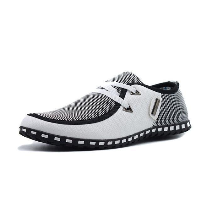 Men Leather Casual Shoes Flat Sizes 7 till 13-Live Ur Life Perfumes
