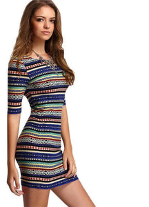 Multicolor Backless Dress-Live Ur Life Perfumes