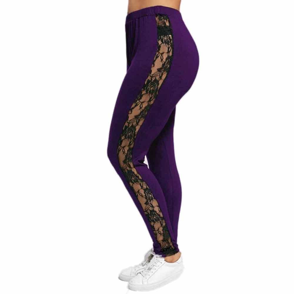 Plus Size Elastic Leggings-Live Ur Life Perfumes