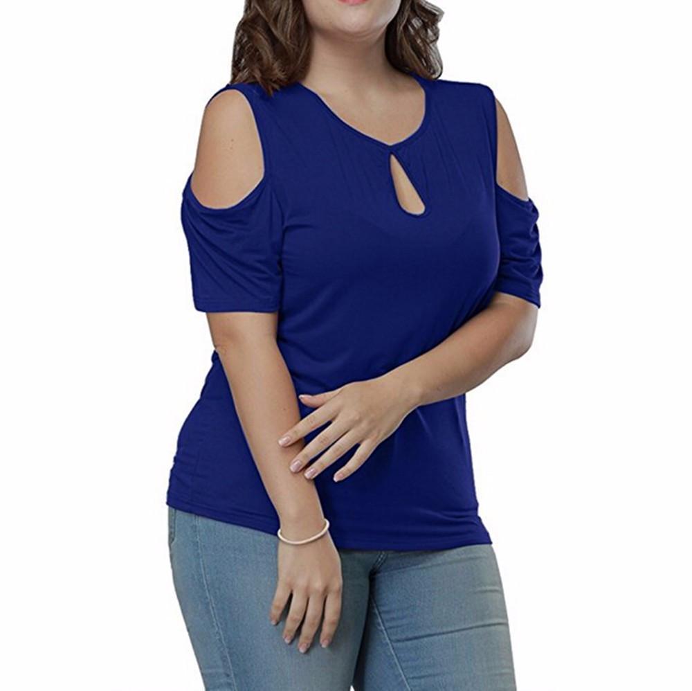 Plus Size Keyhole Blouse-Live Ur Life Perfumes