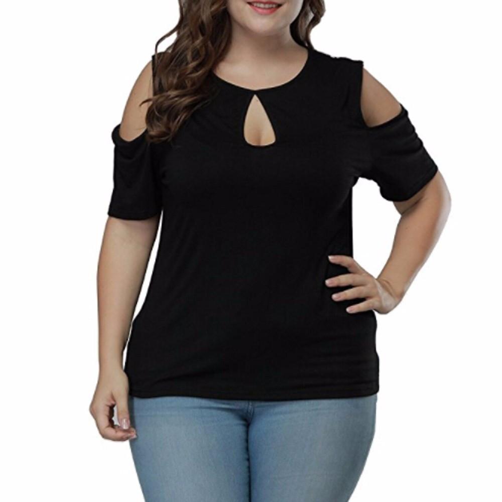 Plus Size Keyhole Blouse-Live Ur Life Perfumes