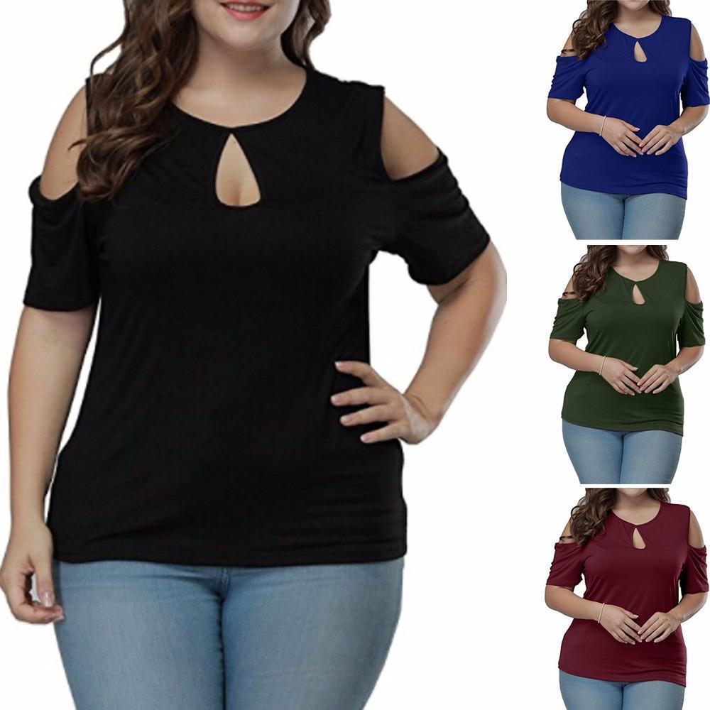 Plus Size Keyhole Blouse-Live Ur Life Perfumes