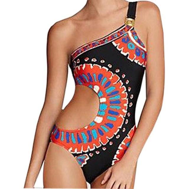 Printing Backless Swimsuit-Live Ur Life Perfumes