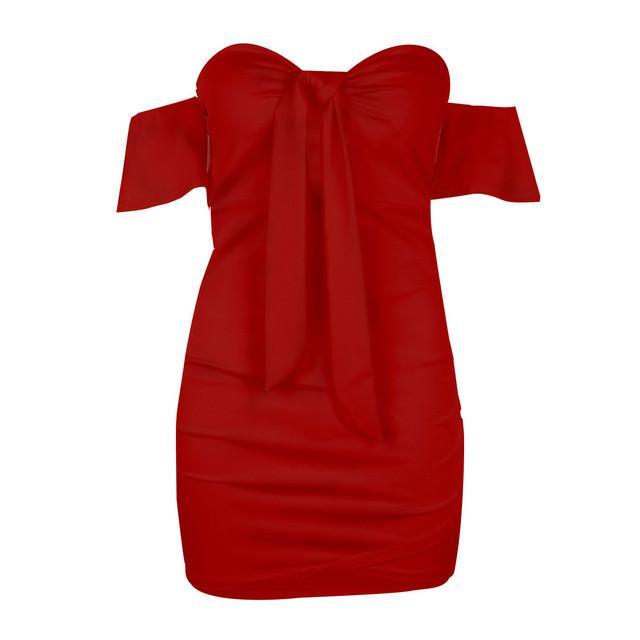 Slash Neck Bodycon Backless-Live Ur Life Perfumes