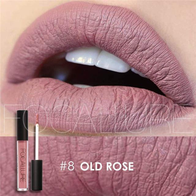 Waterproof Batom Matte Liquid Lipstick Long Lasting Lip Gloss-Live Ur Life Perfumes