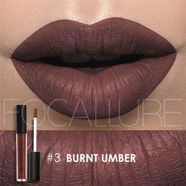 Waterproof Batom Matte Liquid Lipstick Long Lasting Lip Gloss-Live Ur Life Perfumes