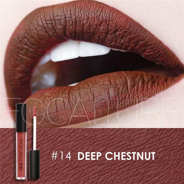 Waterproof Batom Matte Liquid Lipstick Long Lasting Lip Gloss-Live Ur Life Perfumes