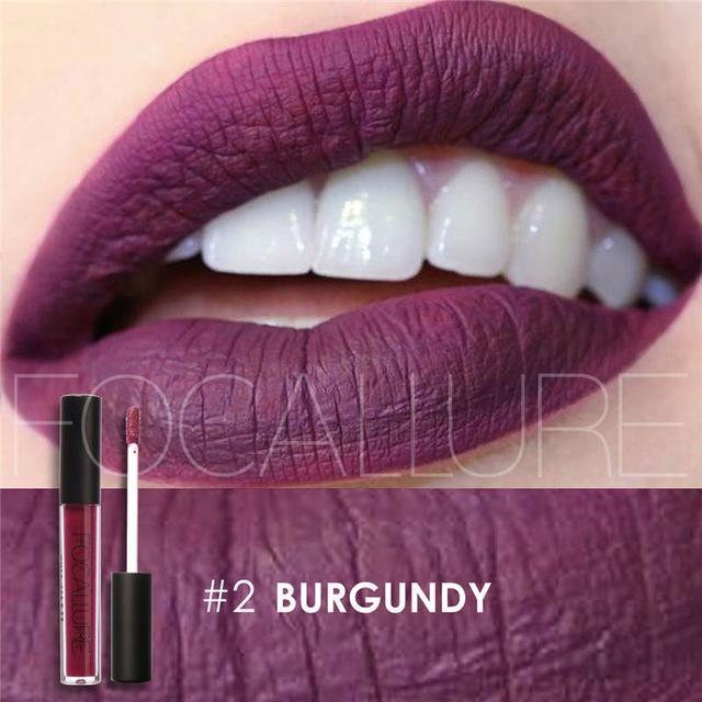 Waterproof Batom Matte Liquid Lipstick Long Lasting Lip Gloss-Live Ur Life Perfumes