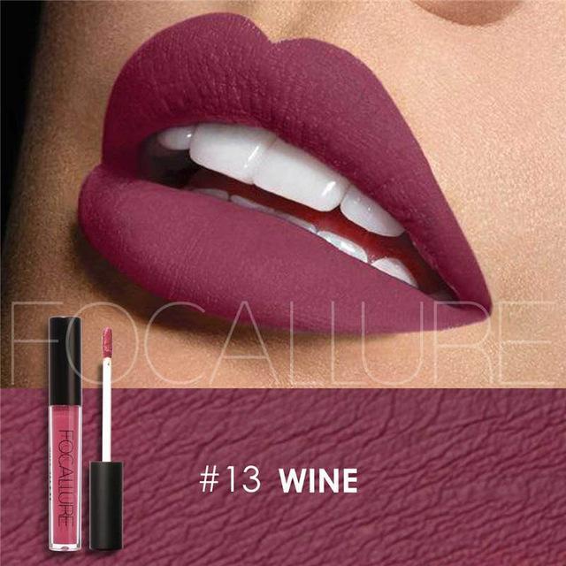 Waterproof Batom Matte Liquid Lipstick Long Lasting Lip Gloss-Live Ur Life Perfumes