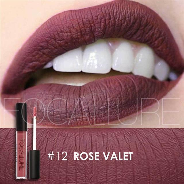 Waterproof Batom Matte Liquid Lipstick Long Lasting Lip Gloss-Live Ur Life Perfumes