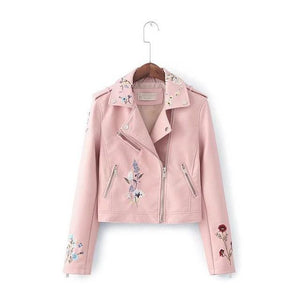 Women Faux Leather Jackets-Live Ur Life Perfumes