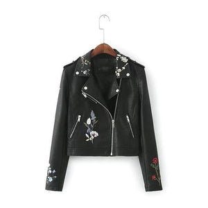 Women Faux Leather Jackets-Live Ur Life Perfumes